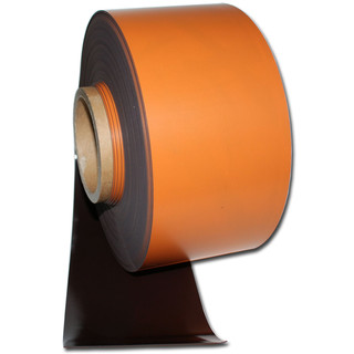 Magnetic tape isotropic marking tape Width 100 mm x rm. Orange