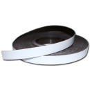 Magnetic tape anisotropic marking tape Width 20 mm x 0,9 mm x rm. writeable White