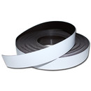 Magnetic tape anisotropic marking tape Width 30 mm x 0,9 mm x rm. writeable White