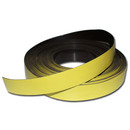 Magnetic tape anisotropic marking tape Width 30 mm x 0,9 mm x rm. writeable Yellow