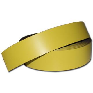Magnetic tape anisotropic marking tape Width 50 mm x 0,9 mm x rm. writeable Yellow