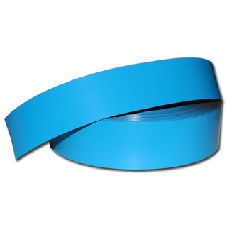 Magnetic tape anisotropic marking tape Width 50 mm x 0,9 mm x rm. writeable Blue