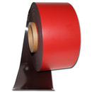 Magnetic tape anisotropic marking tape Width 100 mm x 0,9 mm x rm. writeable Red