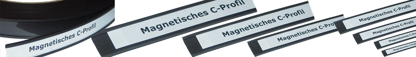 magnetisches c-profil etikettenhalter