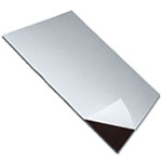 Magnetic foil plain brown self-adhesive